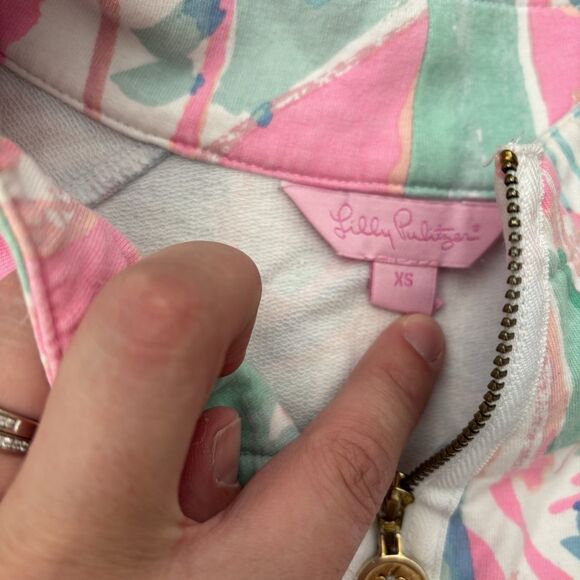 Lilly Pulitzer Pullover Sweater Womens Size XS Skipper Popover Out to Sea - Picture 3 of 6